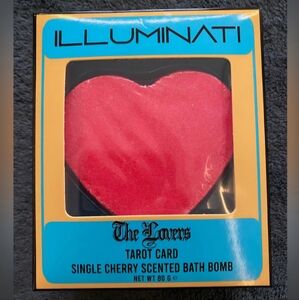 Illuminati The Lovers Tarot Card Single Cherry Scented Bath Bomb